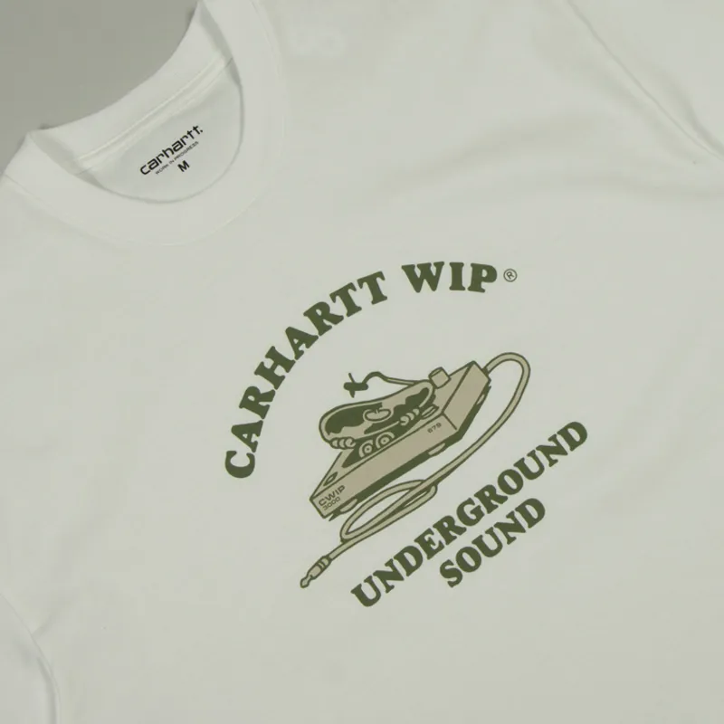 Carhartt WIP Underground Sound T-Shirt - White-1